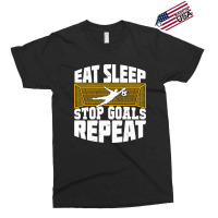 Eat Sleep Stop Goals Repeat Soccer Goalkeeper Gift Exclusive T-shirt | Artistshot