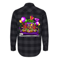 Mardi Gras Farm Truck Flannel Shirt | Artistshot