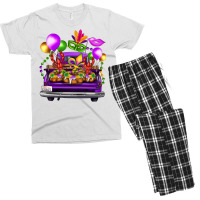 Mardi Gras Farm Truck Men's T-shirt Pajama Set | Artistshot