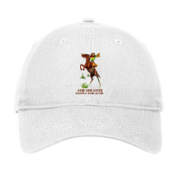 Cowgirl Riding She Lived Happily Ever After Western Country Adjustable Cap | Artistshot