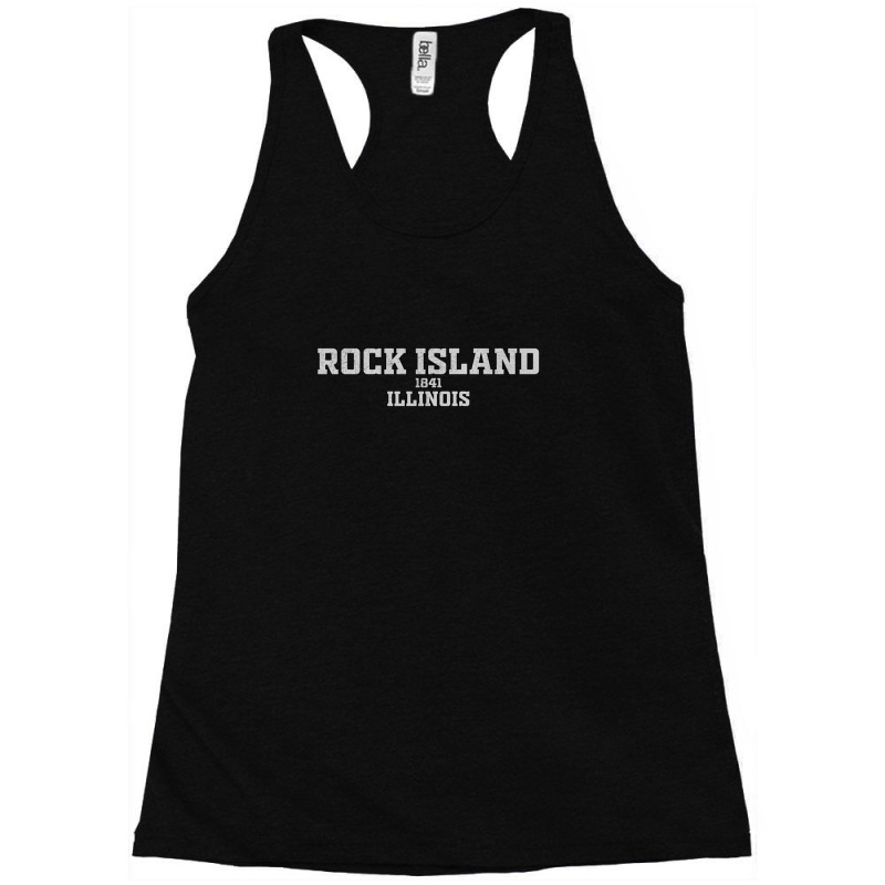 Rock Island Illinois Racerback Tank by ChristopherScottoLavino | Artistshot