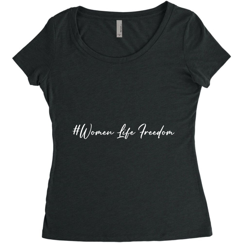 Trending Women Life Freedom-biemo Women's Triblend Scoop T-shirt by declangreenwood | Artistshot