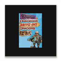 Diners Dungeons Drive Ins Dragons Dives Friend Metal Print Square | Artistshot