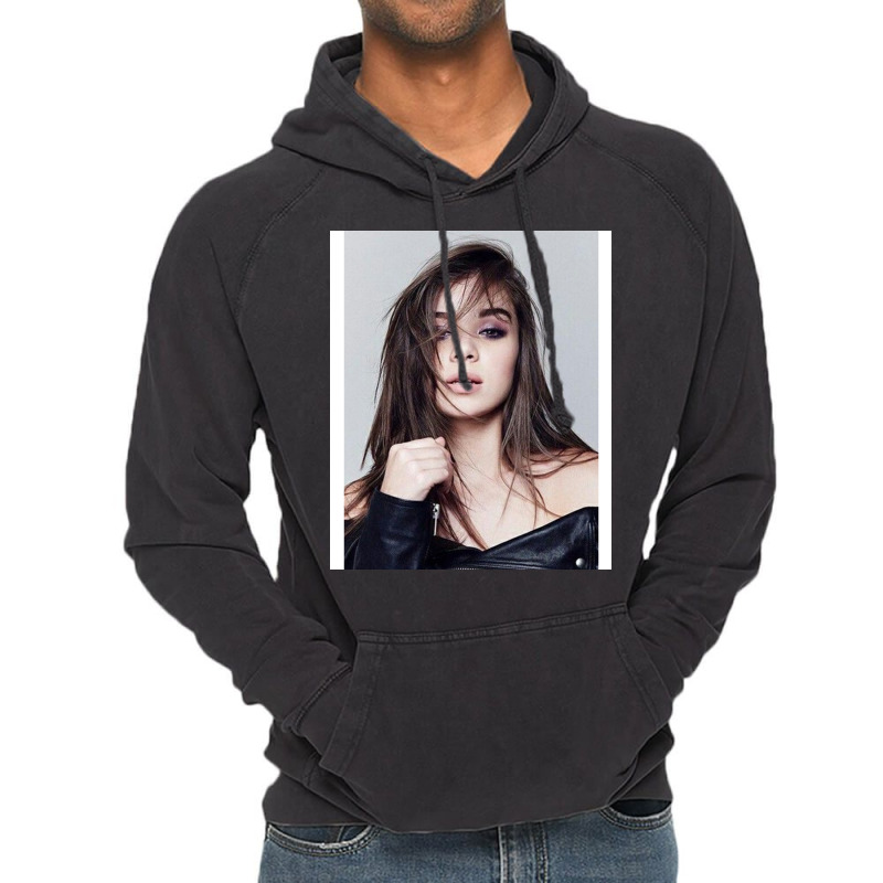 Hailee Steinfeld   Album Vintage Hoodie by soolaayaae | Artistshot