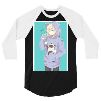 Meows In Russian 3/4 Sleeve Shirt | Artistshot