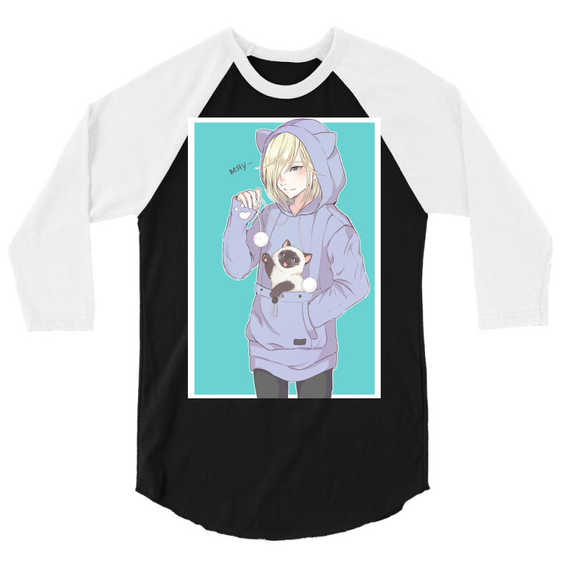 Meows In Russian 3/4 Sleeve Shirt | Artistshot