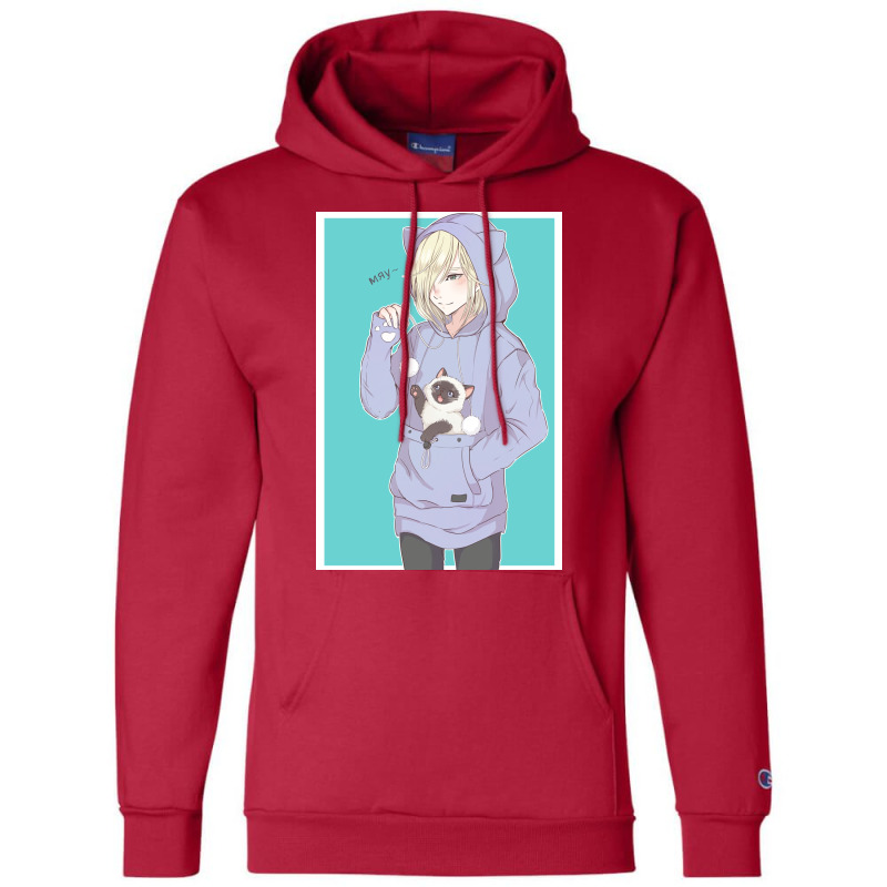 Meows In Russian Champion Hoodie | Artistshot