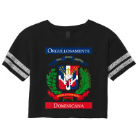 Trending Orgullosamente Dominicana Dominican Flag Scorecard Crop Tee | Artistshot