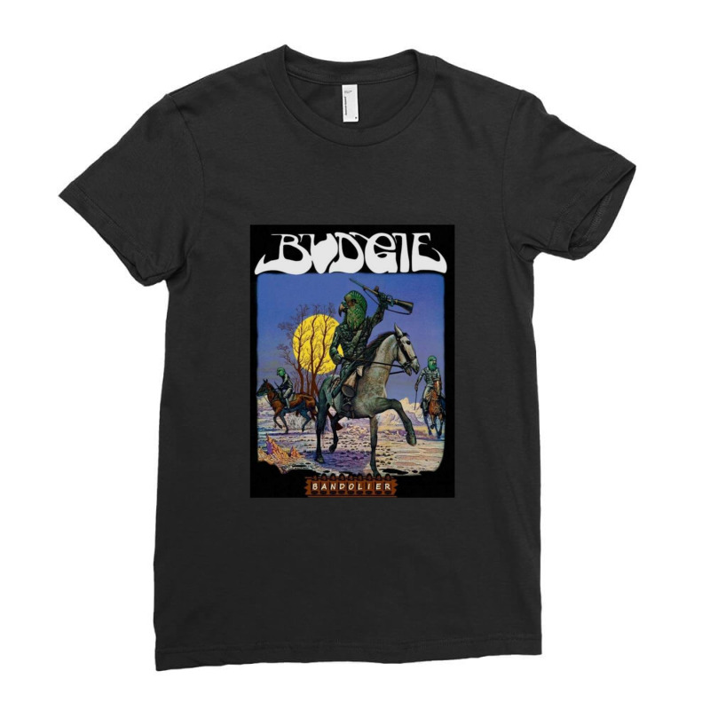 Budgie Bandolier Classic Ladies Fitted T-Shirt by AnthonyNone | Artistshot