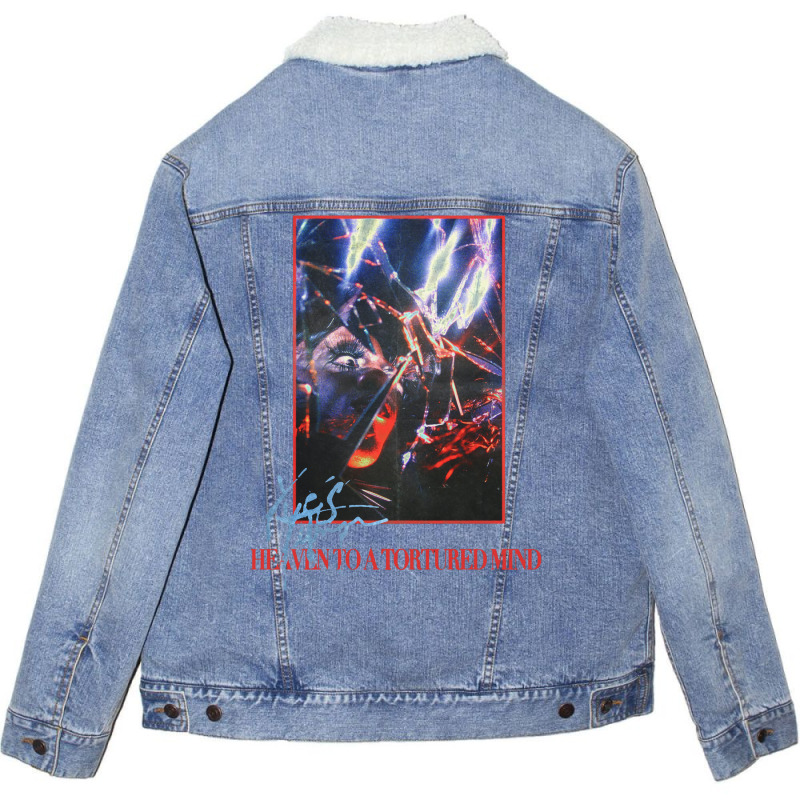 Heaven To A Tortured Mind Poster Tee Unisex Sherpa-lined Denim Jacket | Artistshot