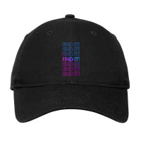 Find It! Purple Adjustable Cap | Artistshot