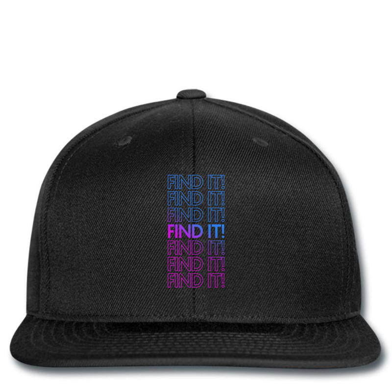 Find It! Purple Printed Hat | Artistshot