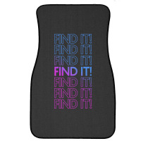 Find It! Purple Front Car Mat | Artistshot