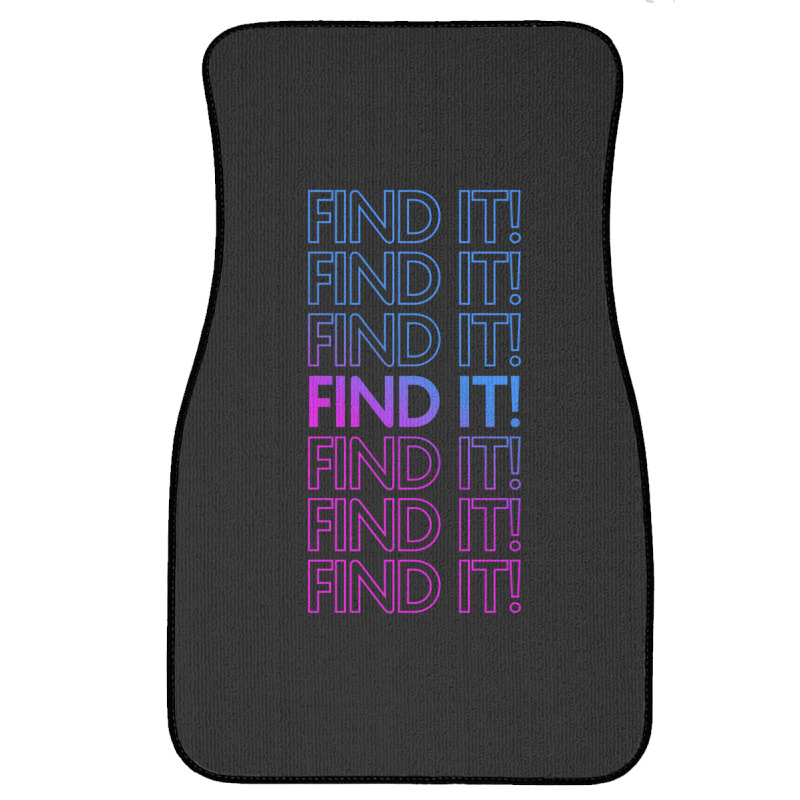 Find It! Purple Front Car Mat | Artistshot