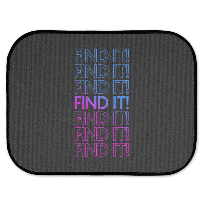 Find It! Purple Rear Car Mat | Artistshot