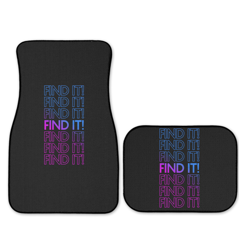 Find It! Purple Full Set Car Mats | Artistshot