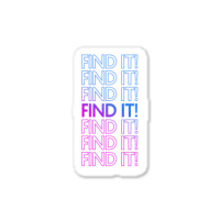 Find It! Purple Sticker | Artistshot