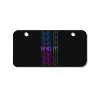 Find It! Purple Bicycle License Plate | Artistshot