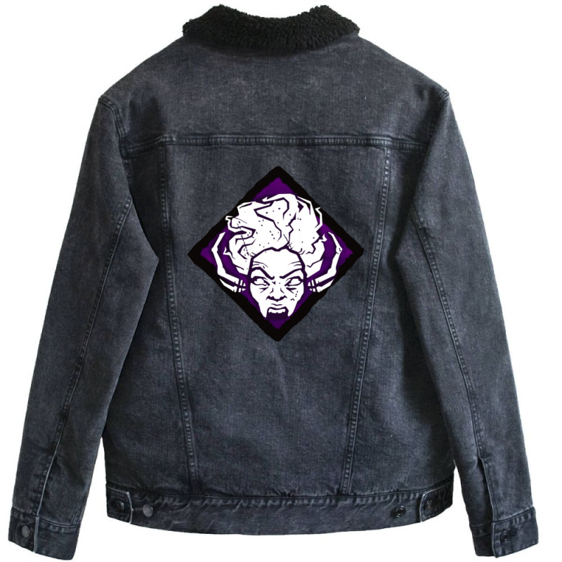 Rancor Hq Diamond Perk Inspired Splash Art Unisex Sherpa-Lined Denim Jacket by adwoaafredyy | Artistshot