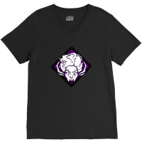 Rancor Hq Diamond Perk Inspired Splash Art V-neck Tee | Artistshot