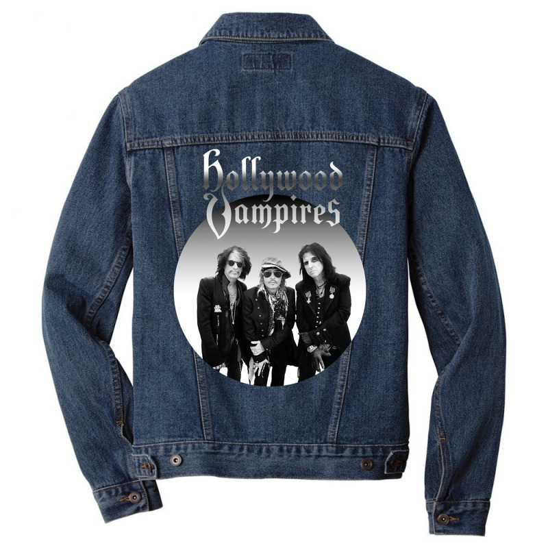 Hollywood Vampires Vampires Awesome For Music Fan Men Denim Jacket | Artistshot