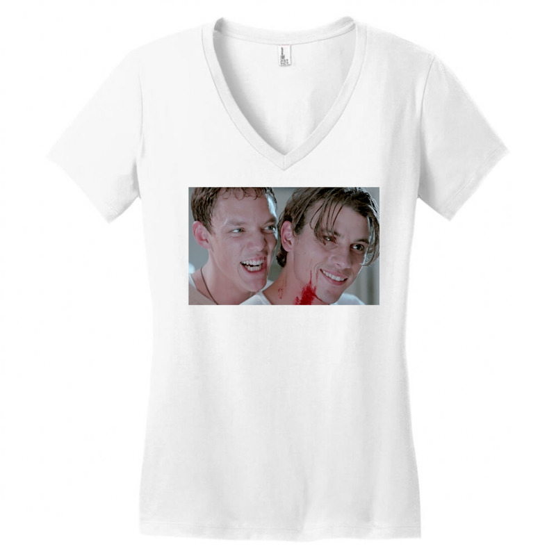 Scream Horror Movie Billy And Stu Women's V-Neck T-Shirt by vekocalceve | Artistshot