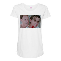 Scream Horror Movie Billy And Stu Maternity Scoop Neck T-shirt | Artistshot