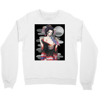 Nico Robin Nip Slip Wano Gear (background) Crewneck Sweatshirt | Artistshot