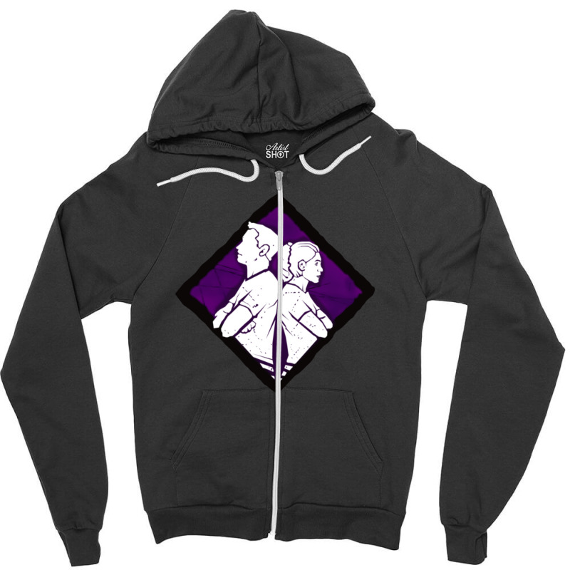 Better Together Hq Diamond Perk Inspired Splash Art Zipper Hoodie by FeytenJoreto | Artistshot