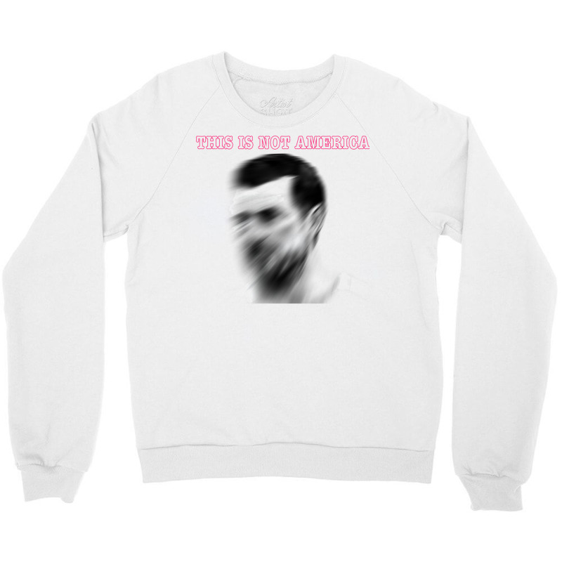 This Is Not America   Claes Bang (perspective Blur) Crewneck Sweatshirt by wilyamrotsenu | Artistshot