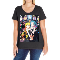 Monogatari Series   Shinobu & Otsugi Ladies Curvy T-shirt | Artistshot