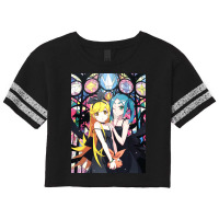 Monogatari Series   Shinobu & Otsugi Scorecard Crop Tee | Artistshot