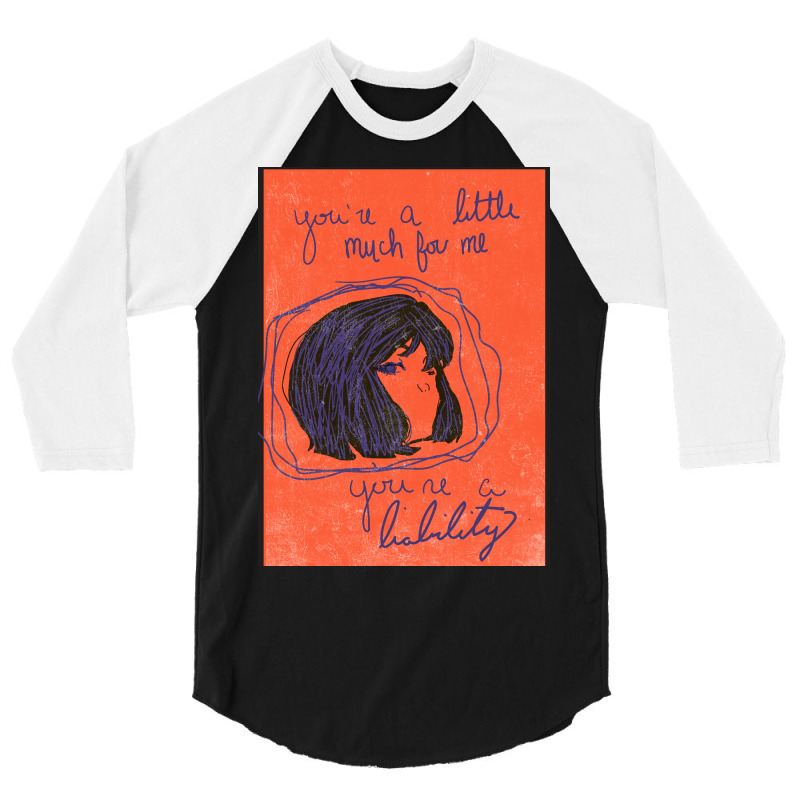 Liability Lorde Illustration 3/4 Sleeve Shirt by davariobihit | Artistshot