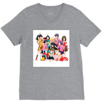 Monogatari Series V-neck Tee | Artistshot