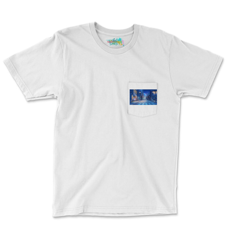 Night Anime Pocket T-shirt | Artistshot