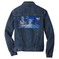 Night Anime Men Denim Jacket | Artistshot