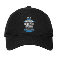 Aircraft Aviation Inspector Gift Adjustable Cap | Artistshot