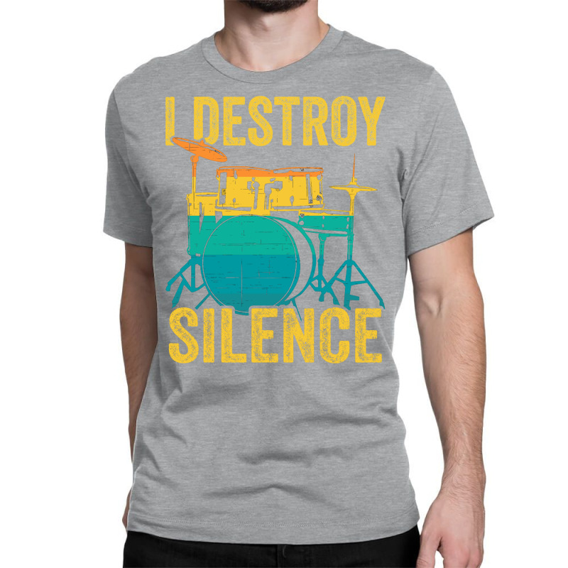 I Destroy Silence Classic T-shirt | Artistshot