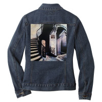 Mazzy Star She Hangs Brightly Album Cover Ladies Denim Jacket | Artistshot