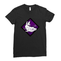 Red Herring Hq Diamond Perk Inspired Splash Art Ladies Fitted T-shirt | Artistshot