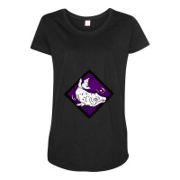 Red Herring Hq Diamond Perk Inspired Splash Art Maternity Scoop Neck T-shirt | Artistshot