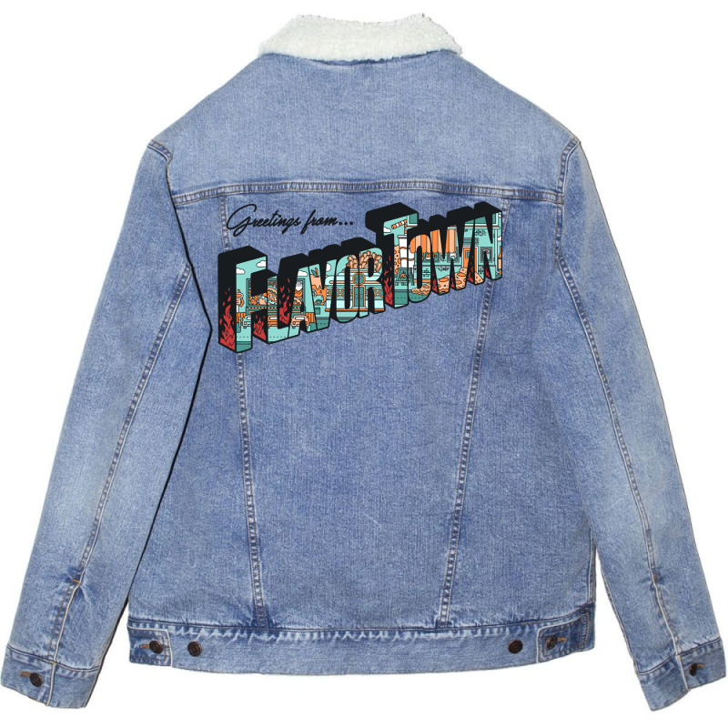 Flavortown Unisex Sherpa-lined Denim Jacket | Artistshot