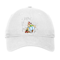 Asterix Obelix Dogmatix Taking A Walk Adjustable Cap | Artistshot