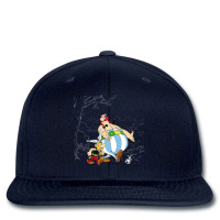 Asterix Obelix Dogmatix Taking A Walk Printed Hat | Artistshot