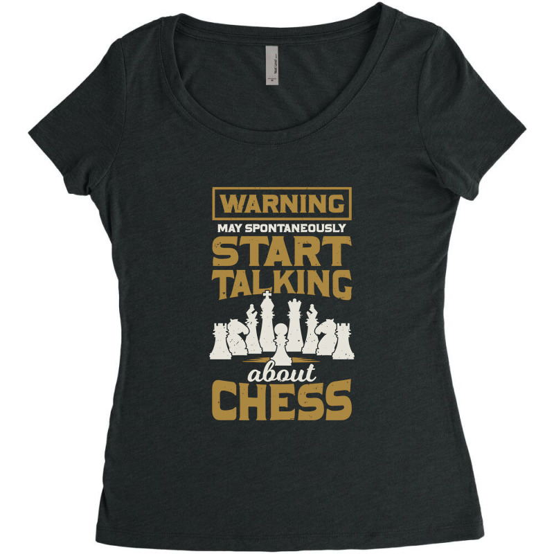 Funny Chess Game Player Gift Women's Triblend Scoop T-shirt by EmikoLisbey | Artistshot