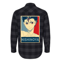 Nishinoya Yuu Hope Flannel Shirt | Artistshot