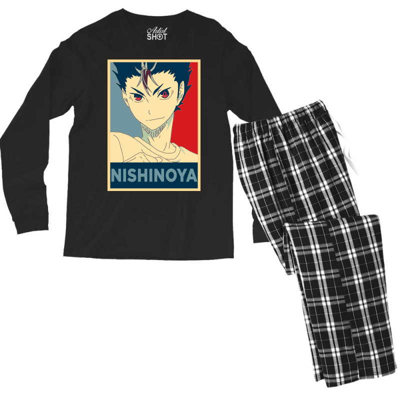 Nishinoya Yuu Hope Men's Long Sleeve Pajama Set | Artistshot