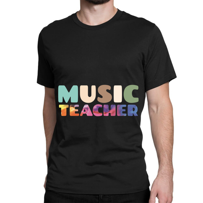 Music Teacher Multicolor Essential Classic T-shirt | Artistshot