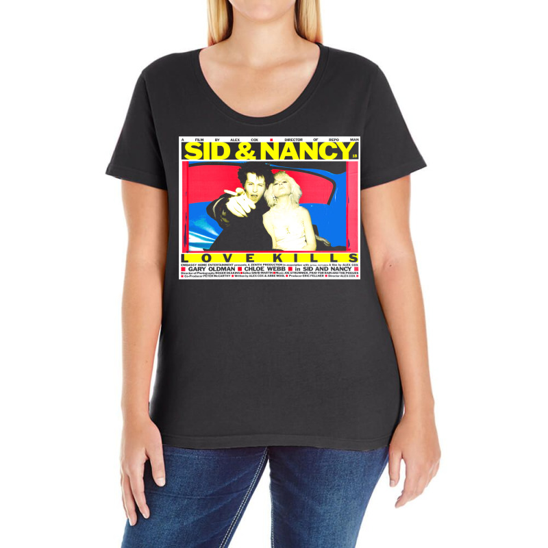 Sid And Nancy Love Kills Ladies Curvy T-Shirt by olaszypipolon | Artistshot