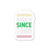 Gift For 60 Year Old: Classic Rock 1960 60th Birthday Sticker | Artistshot